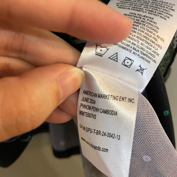 Wicked's Elphaba Toddler Girls 3T Black Green Tulle Fantasy Night Gown - Picture 9 of 10